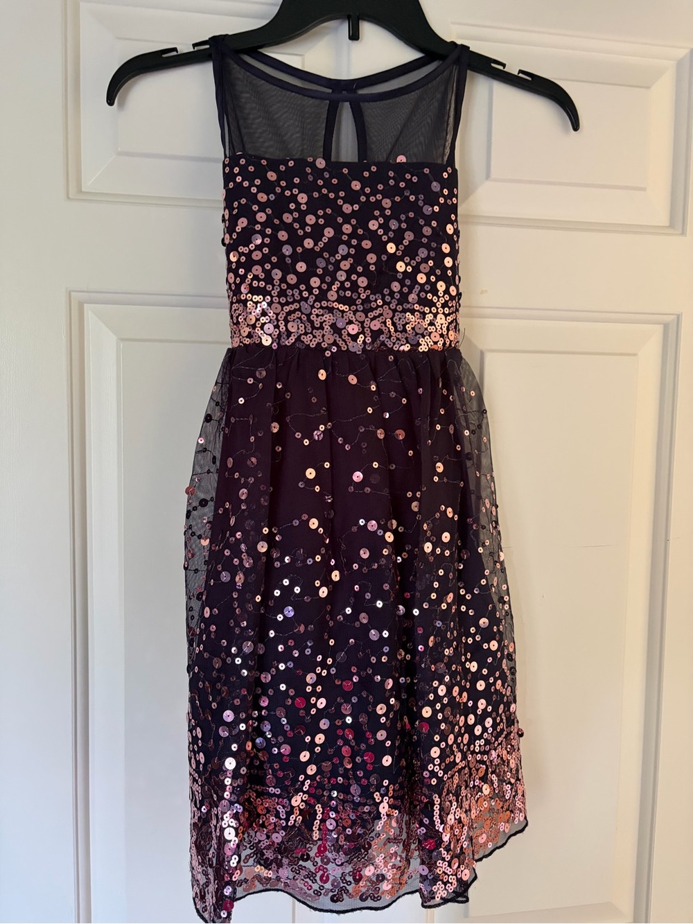 Dollcake Navy Dress with Rose-Gold Sequins - worn once for a special event